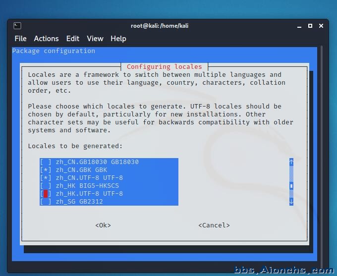 kali linux如何切换成中文版本